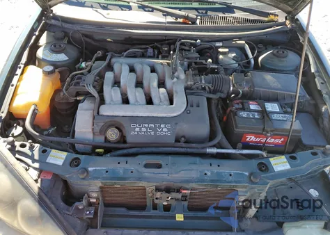 2000 Mercury Cougar V6 из США, поврежденный, VIN 1ZWFT61L9Y5622410